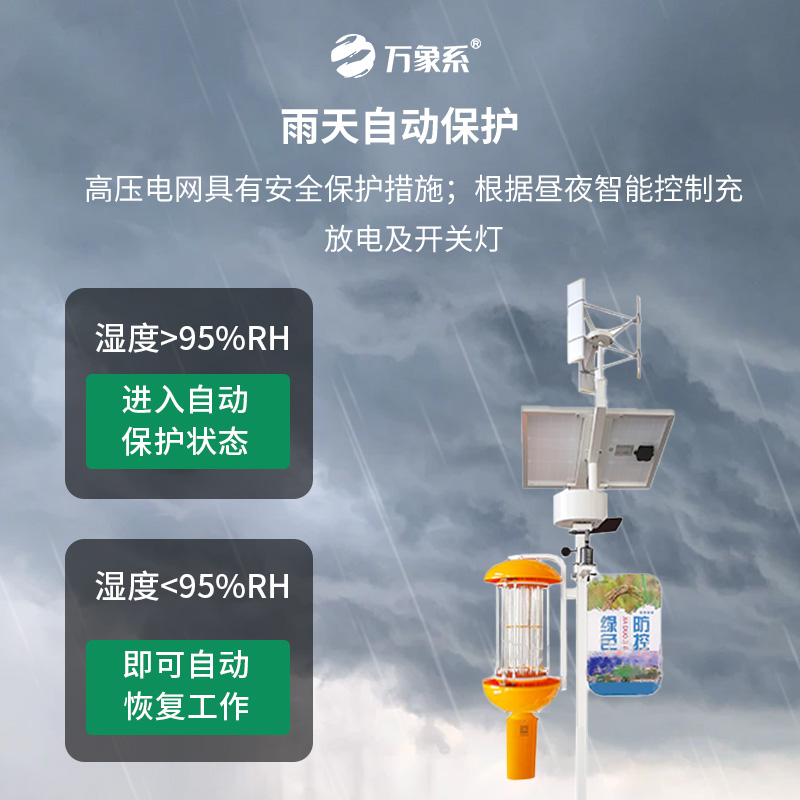 自动清虫节能诱虫灯：诱虫与清虫的“高效协同”